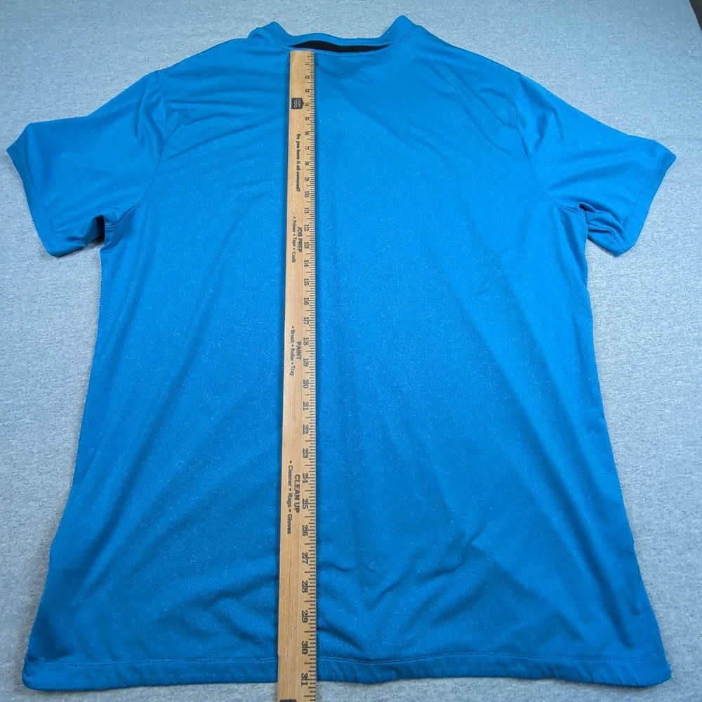 Nike Golf Dri-FIT Blade Collar Polo Shirt Mens XL Blue Heather CT1941-406